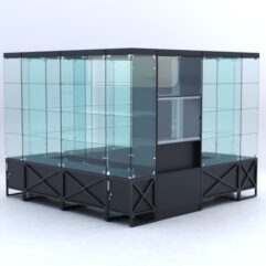 Павильон торговый ЛОФТ СТИЛЬ островной №4а, Черный