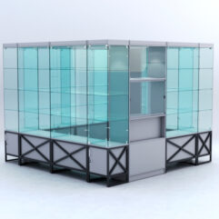 Павильон торговый ЛОФТ СТИЛЬ островной №4а, Серый