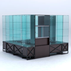 Павильон торговый ЛОФТ СТИЛЬ островной №4б, Дуб Венге