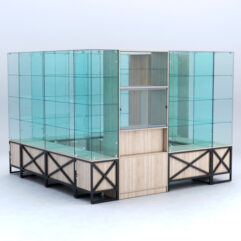 Павильон торговый ЛОФТ СТИЛЬ островной №4б, Дуб Сонома