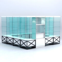 Павильон торговый ЛОФТ СТИЛЬ островной №5б, Белый