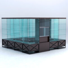 Павильон торговый ЛОФТ СТИЛЬ островной №5б, Дуб Венге