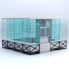 Павильон торговый ЛОФТ СТИЛЬ островной №5б, Серый