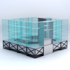 Павильон торговый ЛОФТ СТИЛЬ островной №6б, Серый