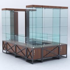 Павильон торговый ЛОФТ СТИЛЬ островной №7а, Орех