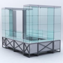 Павильон торговый ЛОФТ СТИЛЬ островной №7а, Серый