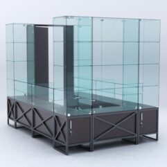 Павильон торговый ЛОФТ СТИЛЬ островной №7б, Дуб Венге