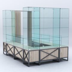 Павильон торговый ЛОФТ СТИЛЬ островной №7б, Дуб Сонома