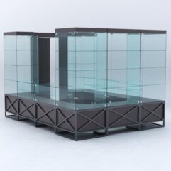 Павильон торговый ЛОФТ СТИЛЬ островной №8а, Дуб Венге