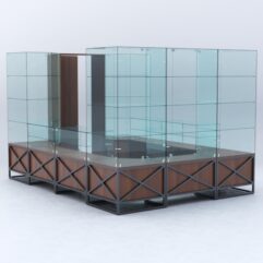 Павильон торговый ЛОФТ СТИЛЬ островной №8б, Орех