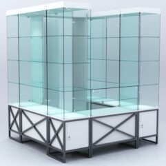 Павильон торговый ЛОФТ СТИЛЬ островной №9а, Белый