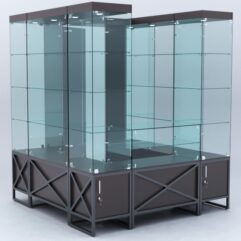 Павильон торговый ЛОФТ СТИЛЬ островной №9а, Дуб Венге