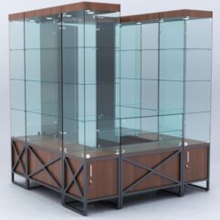 Павильон торговый ЛОФТ СТИЛЬ островной №9а, Орех