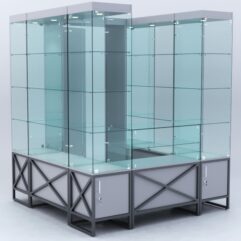 Павильон торговый ЛОФТ СТИЛЬ островной №9а, Серый