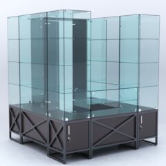 Павильон торговый ЛОФТ СТИЛЬ островной №9б, Дуб Венге