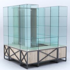 Павильон торговый ЛОФТ СТИЛЬ островной №9б, Дуб Сонома