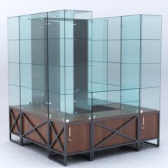 Павильон торговый ЛОФТ СТИЛЬ островной №9б, Орех