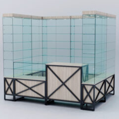 Павильон торговый ЛОФТ СТИЛЬ (глубина витрин-300мм) №2а, Дуб Сонома