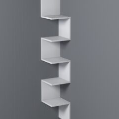 Полка настенная ВАЙБ №1, Белый