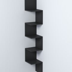 Полка настенная ВАЙБ №1, Черный