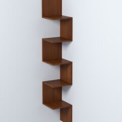 Полка настенная ВАЙБ №1, Орех