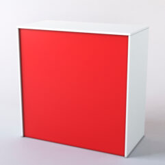 Кассовый прилавок СШ Элит №1, Белый + Красный