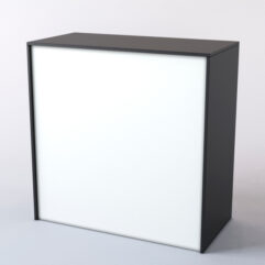 Кассовый прилавок СШ Элит №1, Черный и Белый