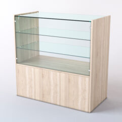 Прилавок со стеклом СШ Элит, Дуб Сонома