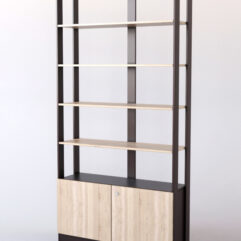 Витрина СШ Элит №5, Дуб Венге и Дуб Сонома