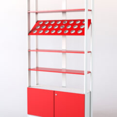 Витрина СШ Элит №2, Белый + Красный