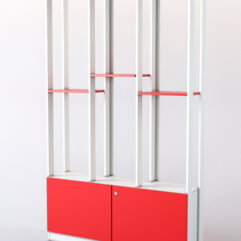 Витрина СШ Элит №1, Белый + Красный