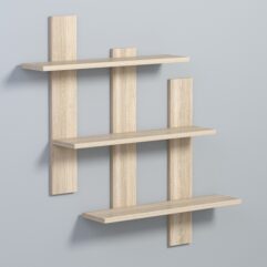 Полка настенная ВАЙБ №2, Дуб Сонома