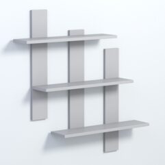 Полка настенная ВАЙБ №2, Серый