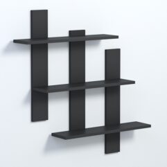 Полка настенная ВАЙБ №2, Черный