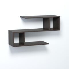 Полка настенная ВАЙБ №3, Дуб Венге