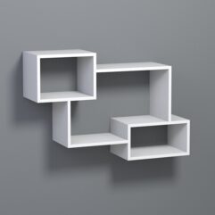 Полка настенная ВАЙБ №4, Белый