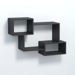 Полка настенная ВАЙБ №4, Черный