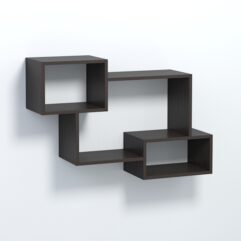 Полка настенная ВАЙБ №4, Дуб Венге