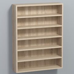 Полка настенная ВАЙБ №6, Дуб Сонома