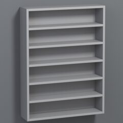 Полка настенная ВАЙБ №6, Серый