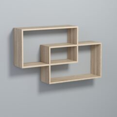 Полка настенная ВАЙБ №7, Дуб Сонома