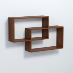 Полка настенная ВАЙБ №7, Орех