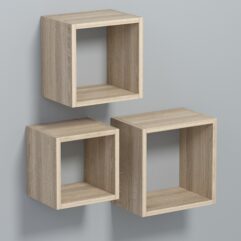 Полка настенная ВАЙБ №8, Дуб Сонома