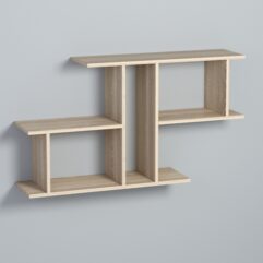 Полка настенная ВАЙБ №9, Дуб Сонома