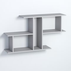 Полка настенная ВАЙБ №9, Серый