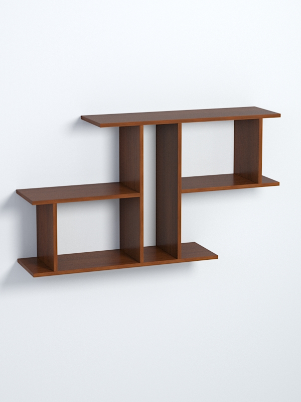 Полка настенная ВАЙБ №9, Орех