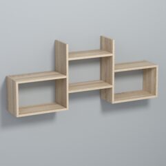 Полка настенная ВАЙБ №10, Дуб Сонома