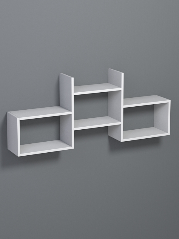 Полка настенная ВАЙБ №10, Белый