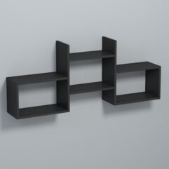 Полка настенная ВАЙБ №10, Черный