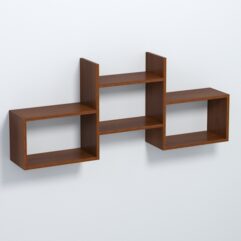 Полка настенная ВАЙБ №10, Орех